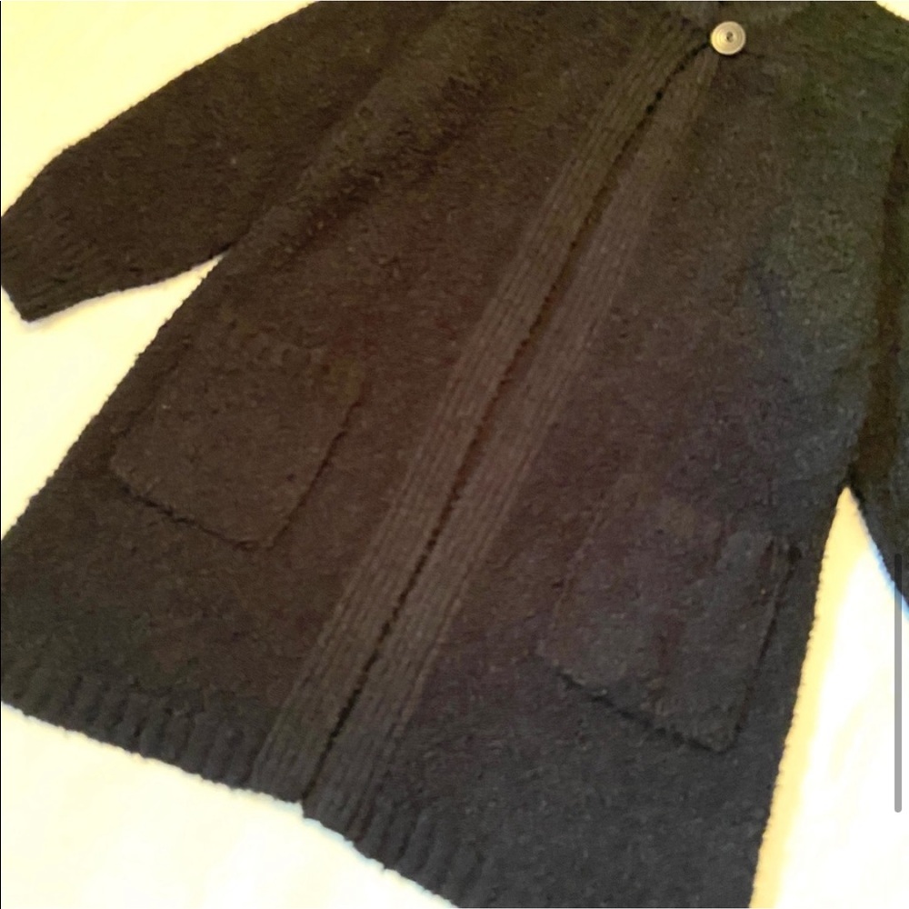 SOLD | Vintage | Long Oversized Bouche Knit Cardigan - Picture 7 of 16